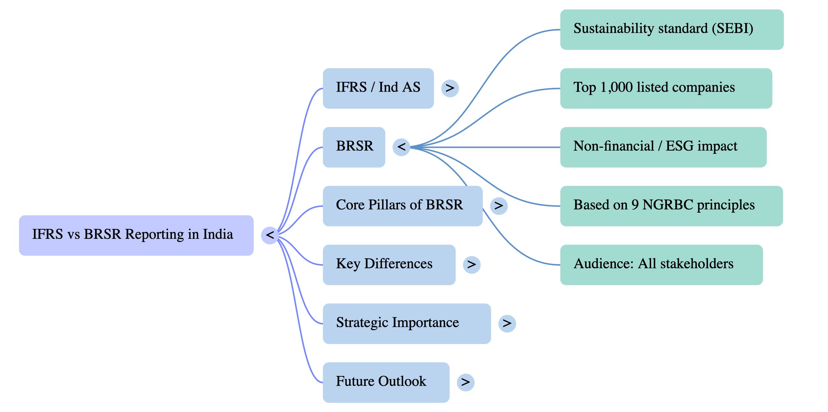 IFRS vs BRSR Reporting Difference in India