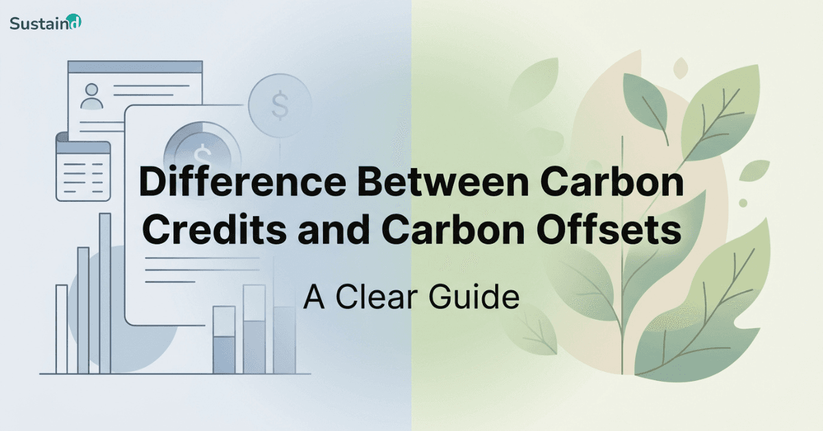 Difference Between Carbon Credits and Carbon Offsets