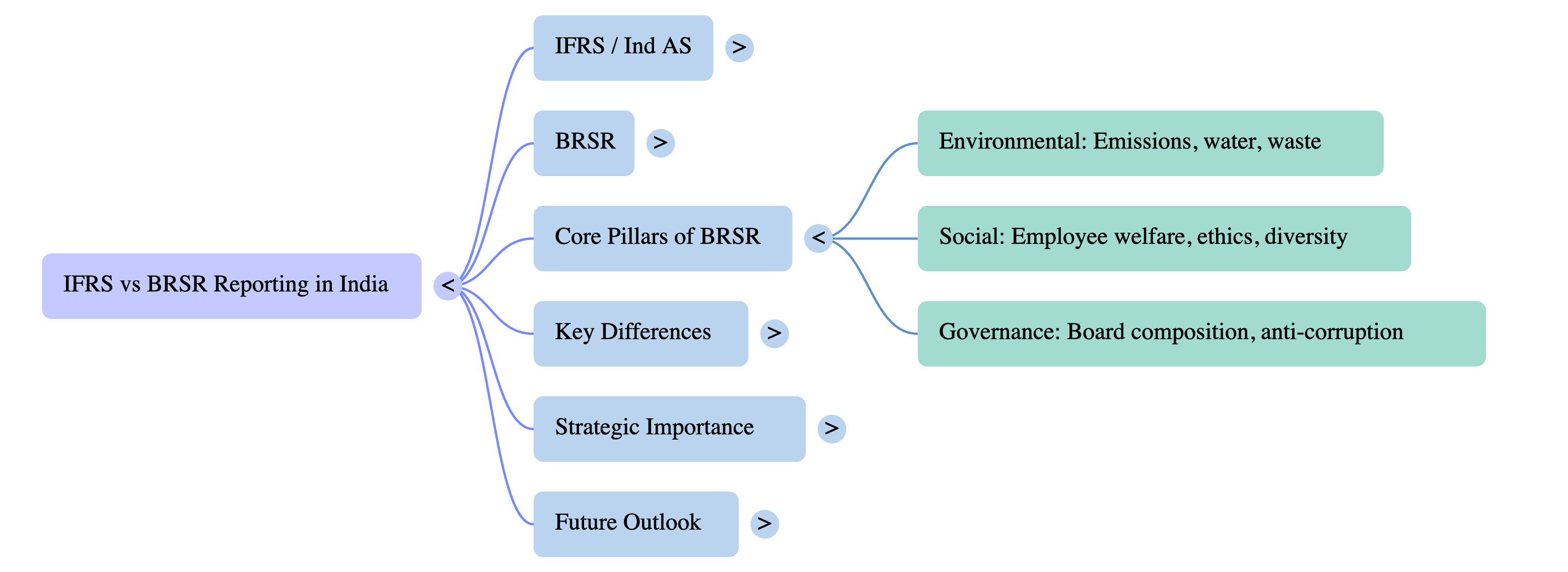 IFRS vs BRSR Reporting Difference in India