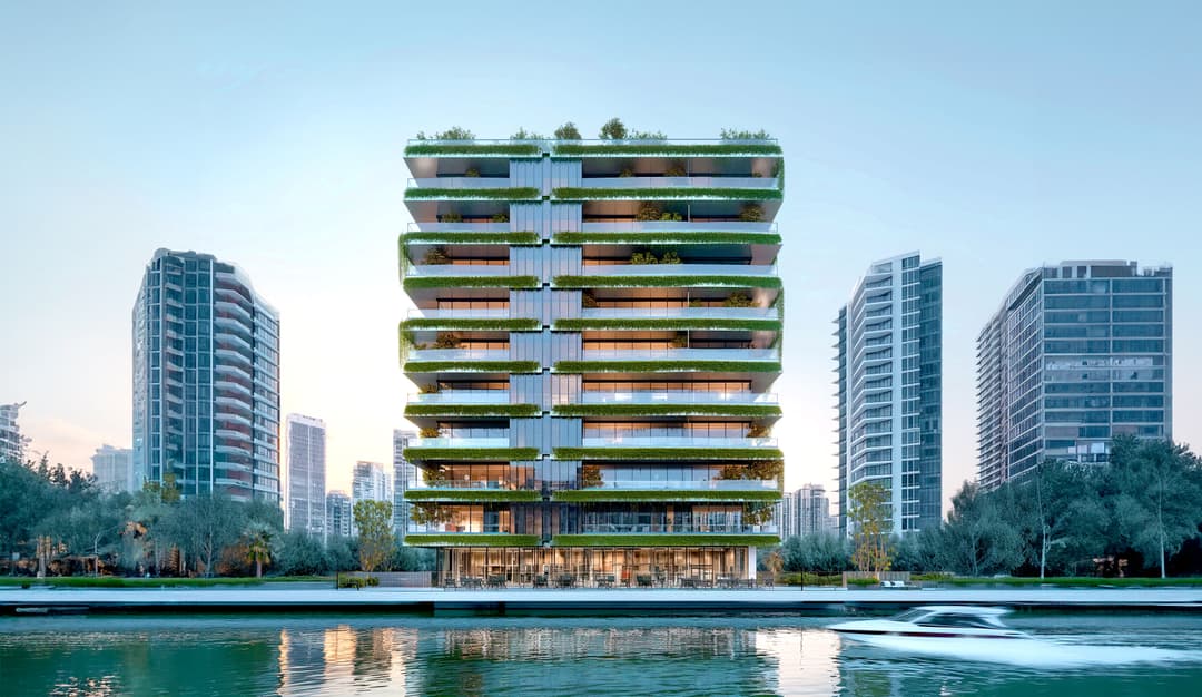 Modern green building