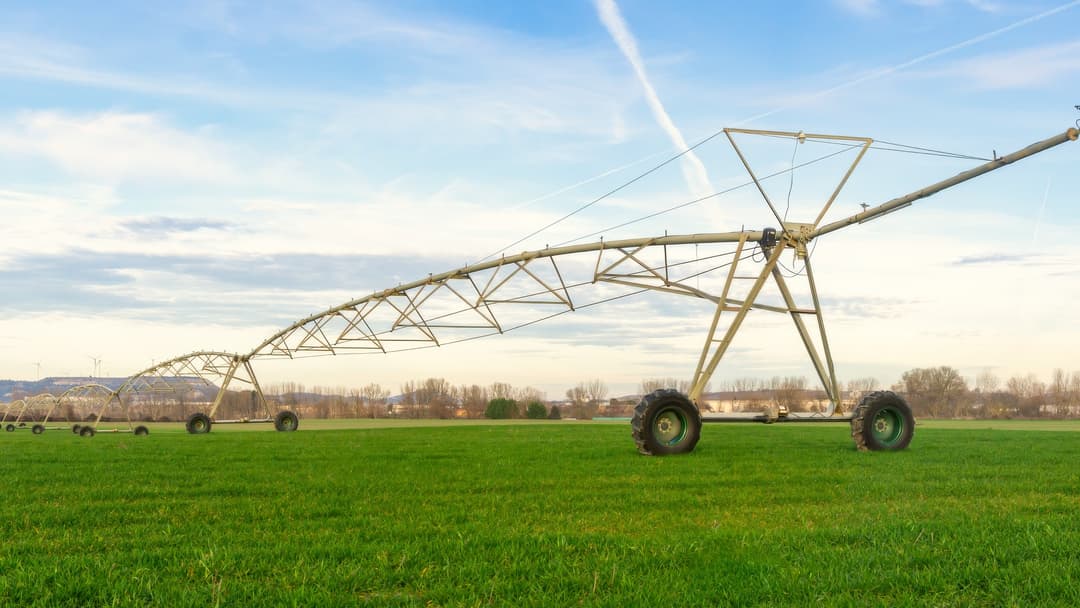 Irrigation system in a field
