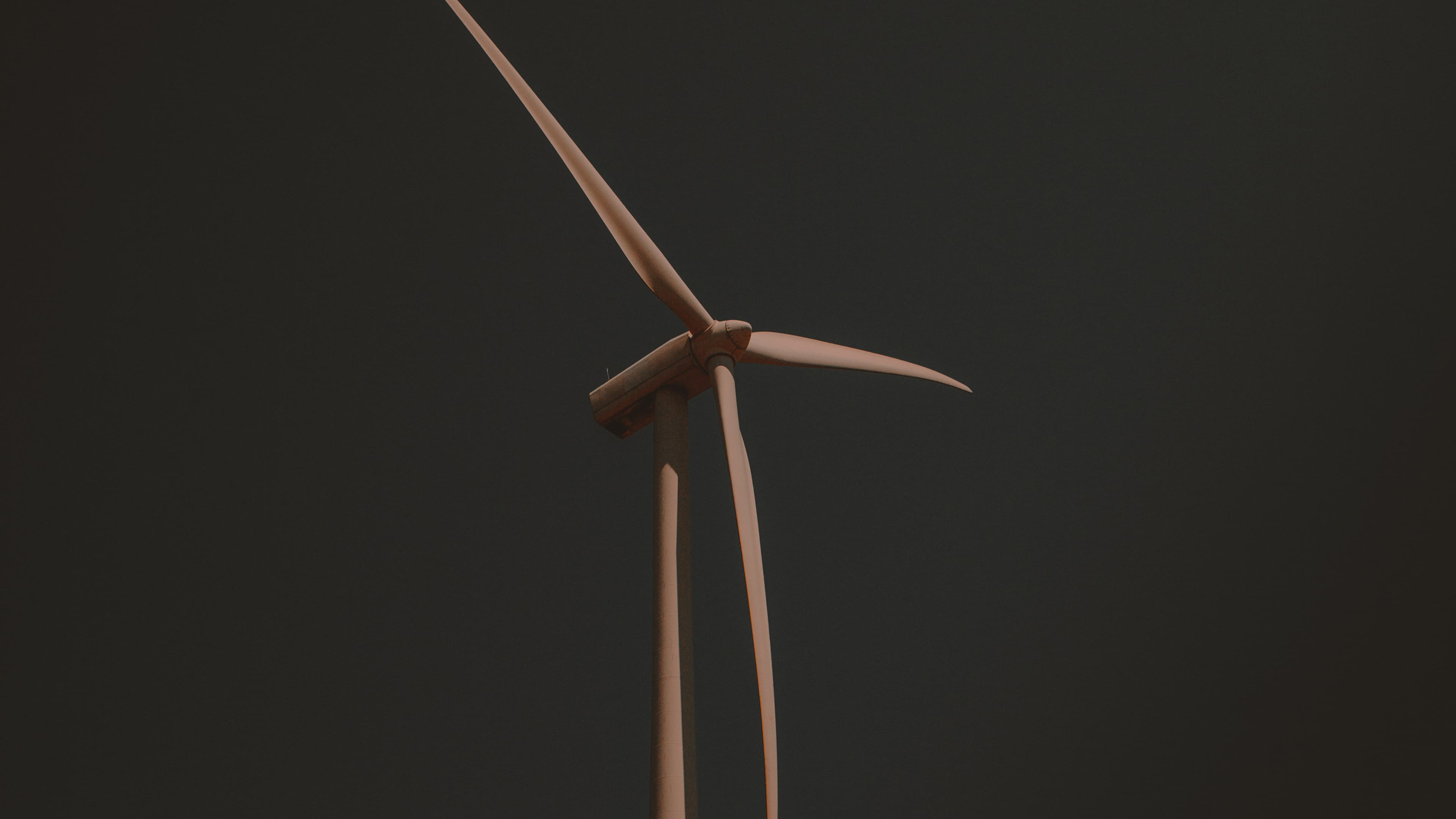 Wind Turbine Closeup